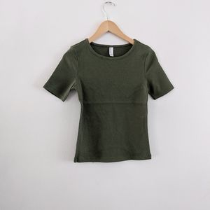 American Apparel Women's Ribbed Tee - M